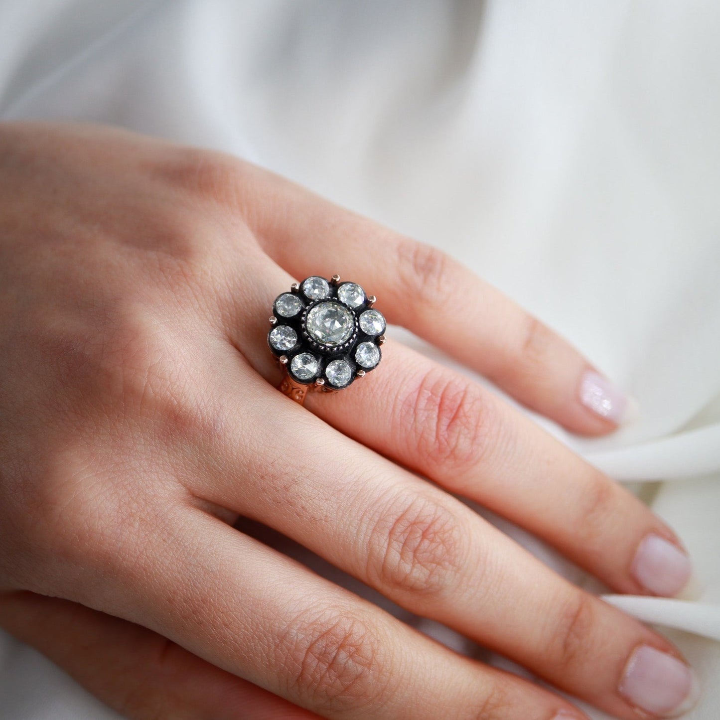 1,50ct Elmas Gül Model Yüzük