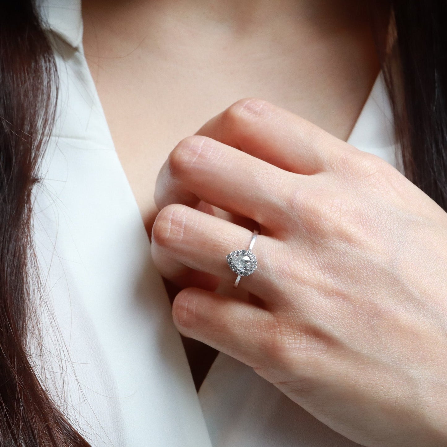 0,74ct Damla Pırlanta