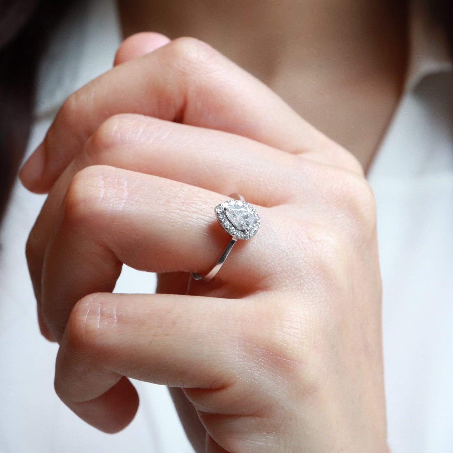 0,74ct Damla Pırlanta