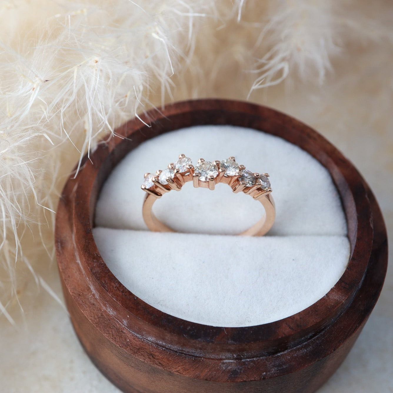 0,53ct Yedi Taşlı Özel Tasarım Pırlanta