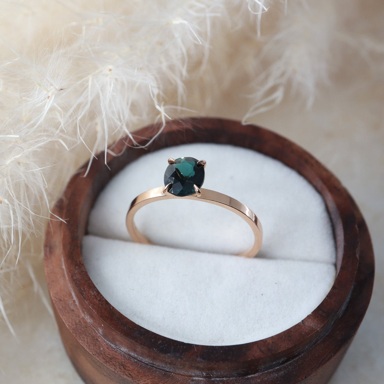 Yeşil Turmalin Vintage Yüzük