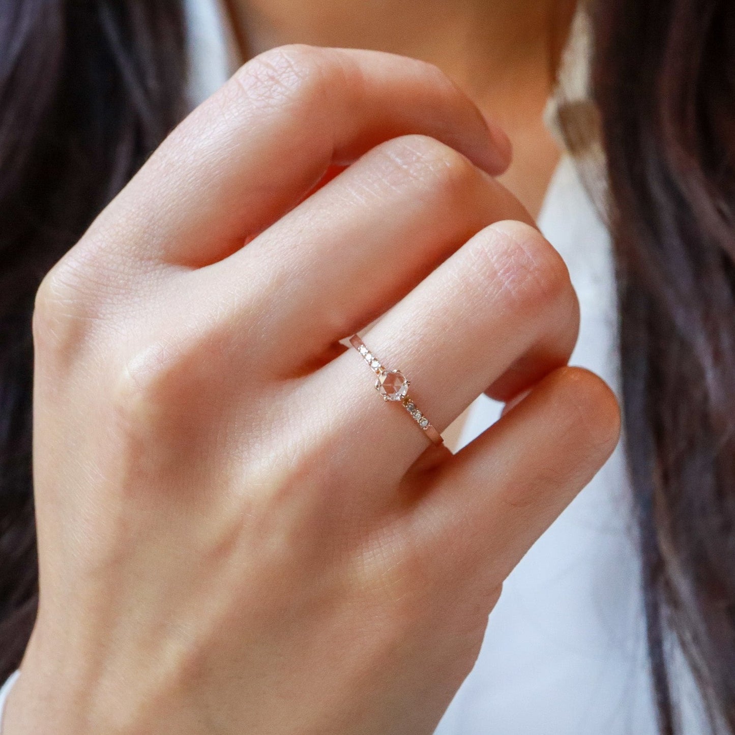 Pırlanta & Elmas Vintage Rose Yüzük