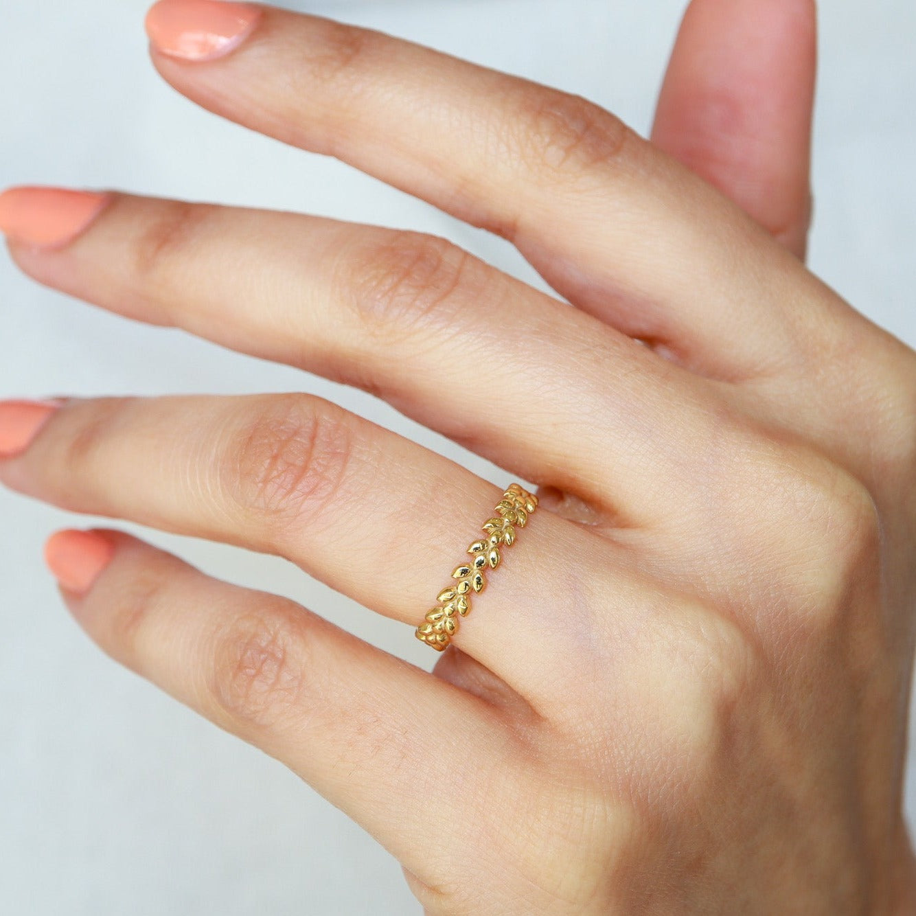 Başak Model Minimal Yüzük