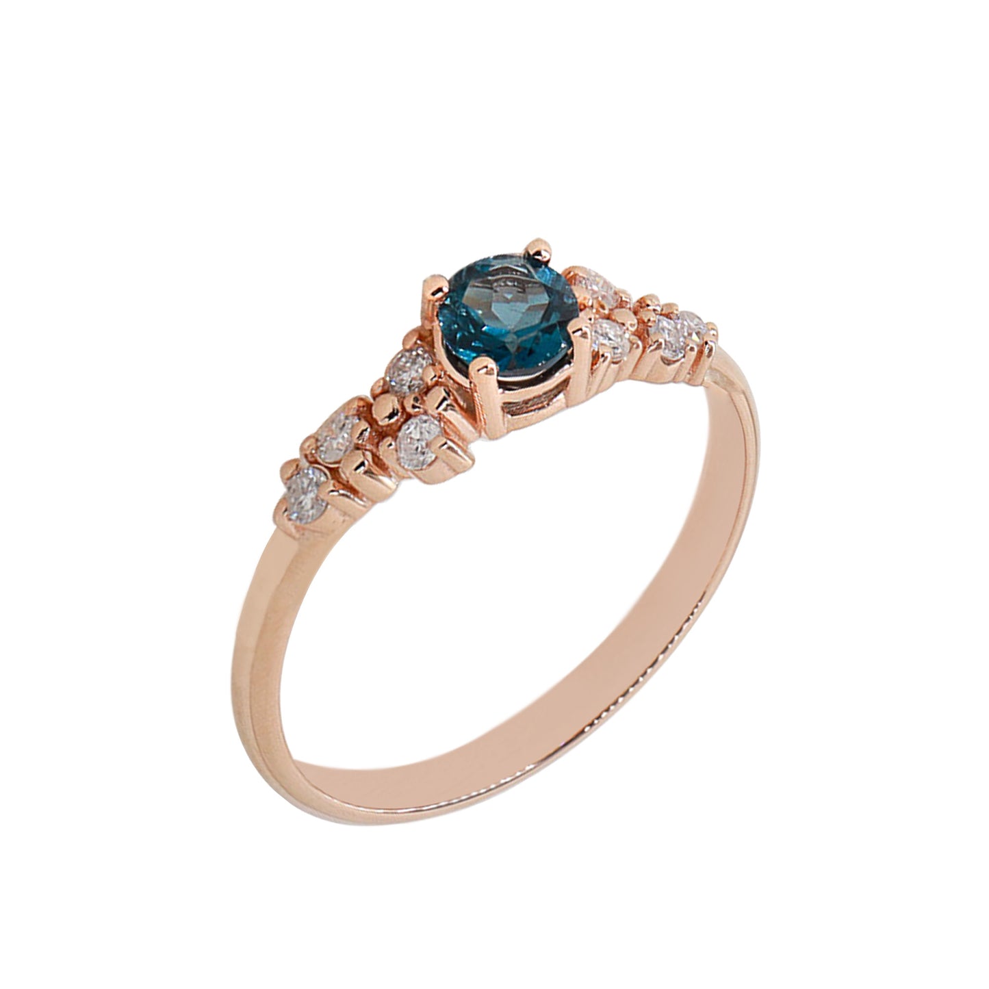 Safir & Pırlanta Vintage Yüzük