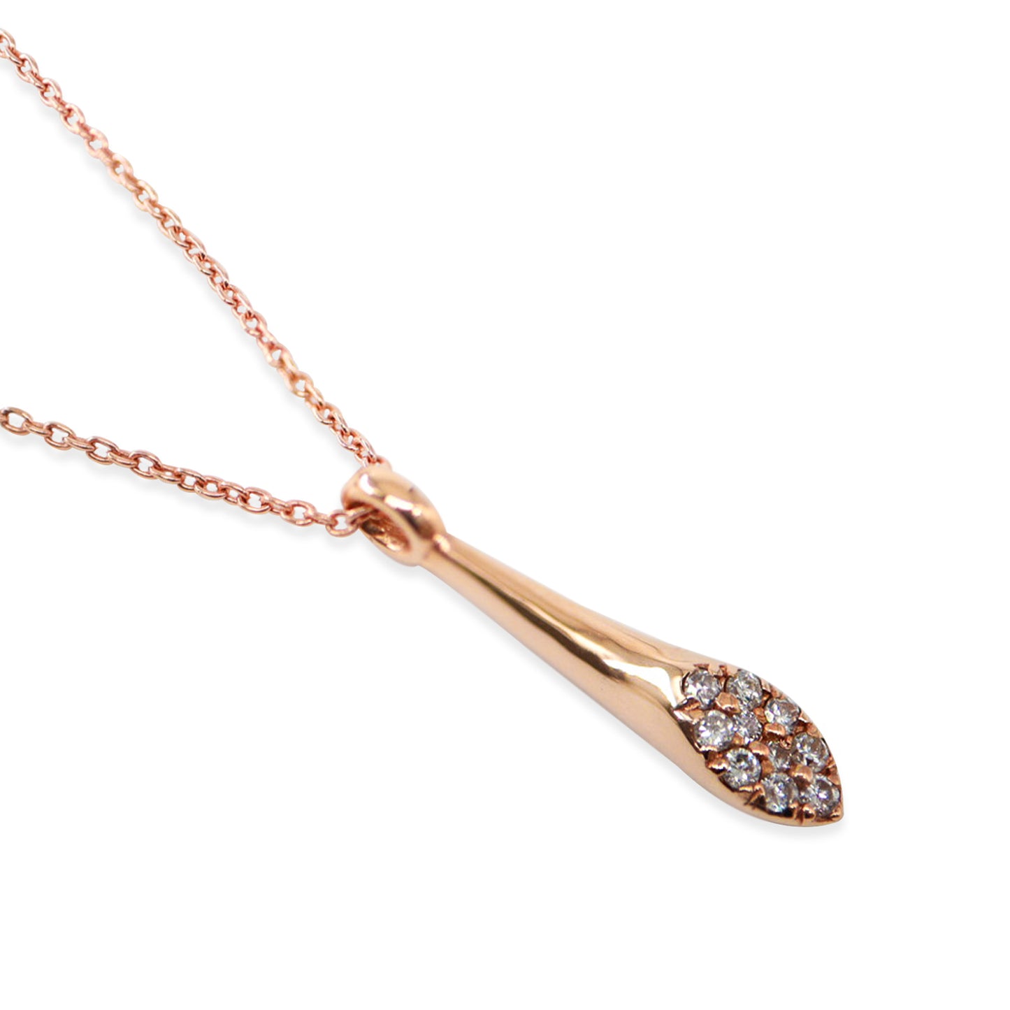 Minimal Pırlantalı Kolye