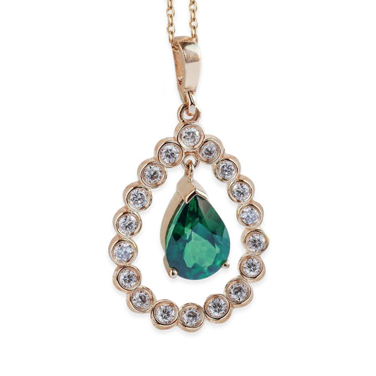 Damla Kesim Topaz & Pırlanta Kolye