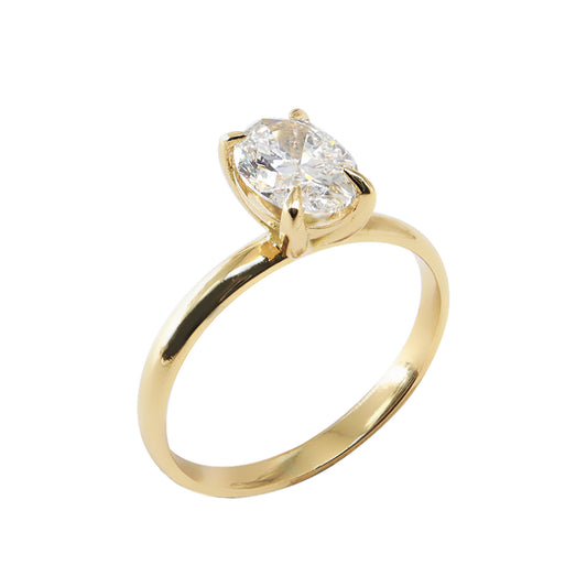 0,80ct Oval Kesim Tektaş