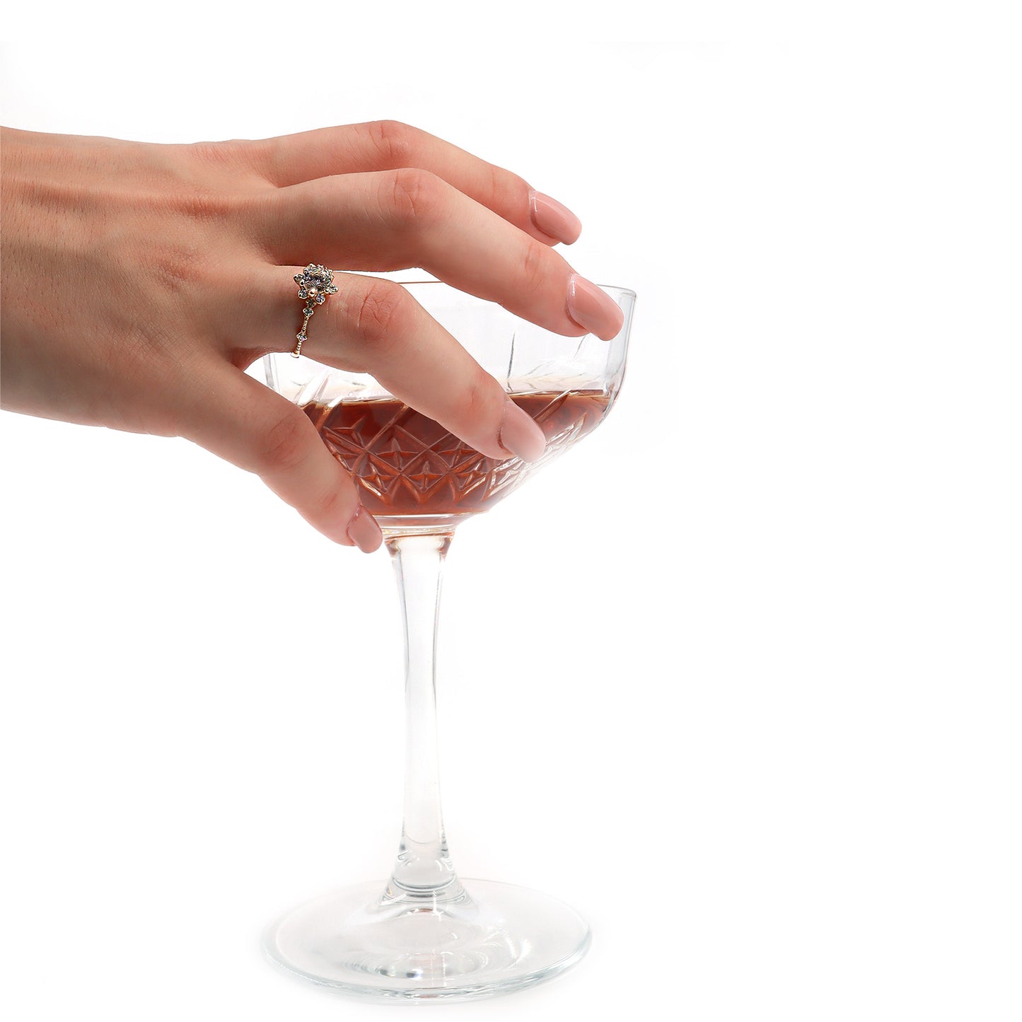 Lotus Tasarım Tektaş Yüzük