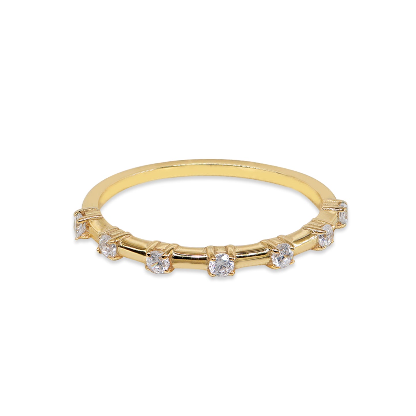 Pırlanta Taşlı Minimal Yüzük