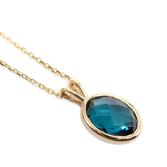 London Topaz Taşlı Kolye