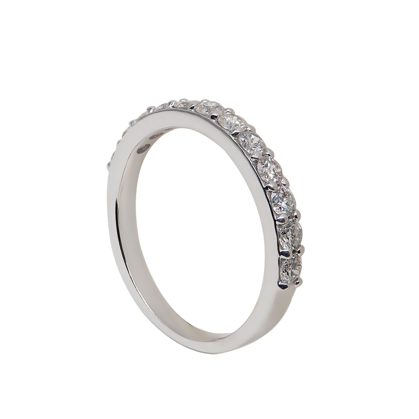 Yarım Tur Pırlanta Yüzük