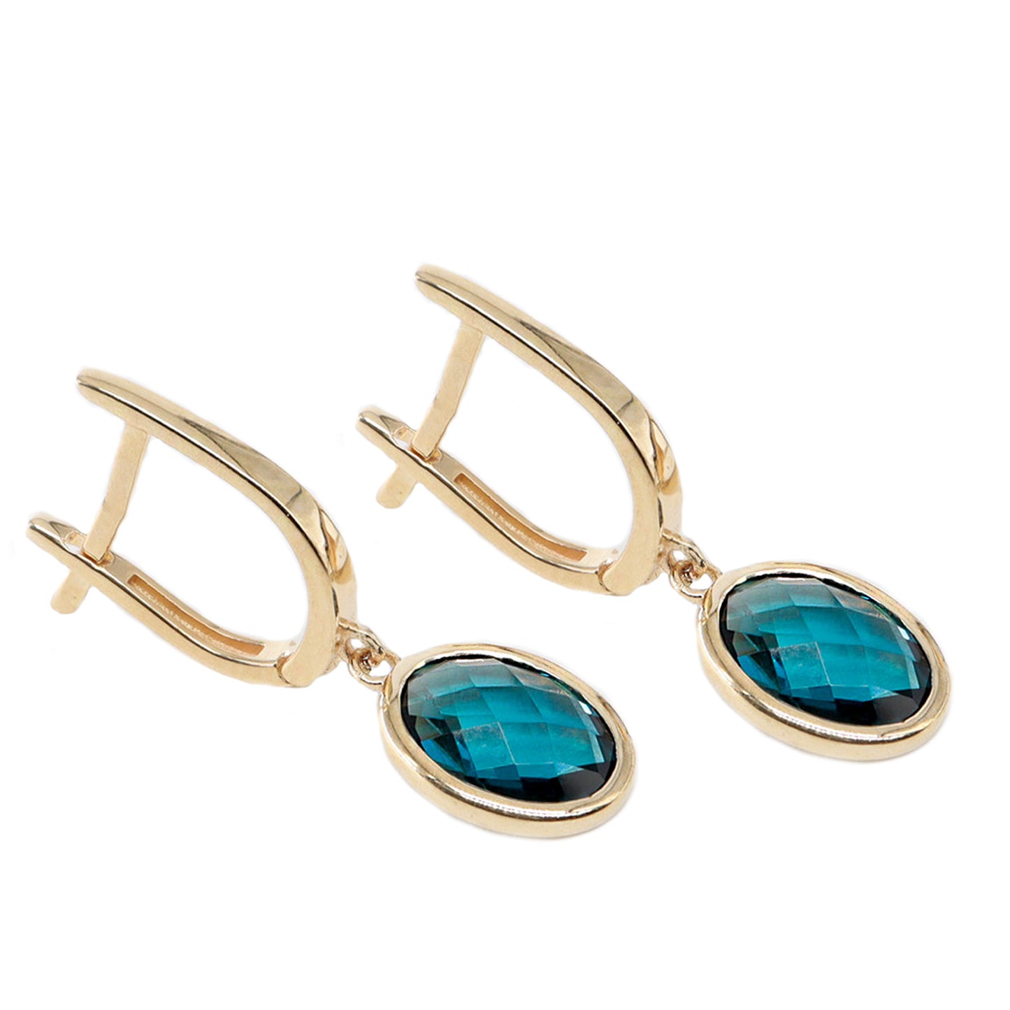 London Topaz Taşlı Küpe